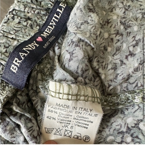 Floral Green Floral Shorts - Small - Picture 4 of 4